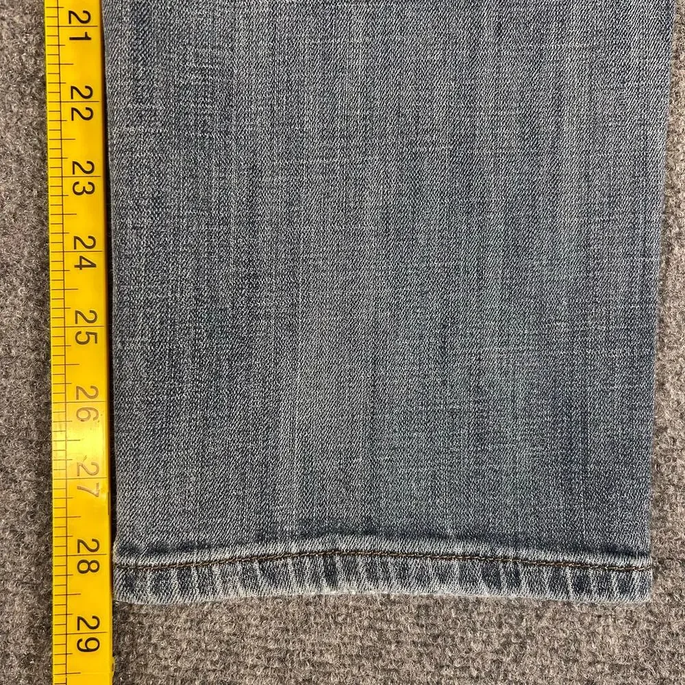Lucky Brand 221 Straight Jeans Men's 34x30 Blue Cotton Blend‎ Denim Pants *Flow